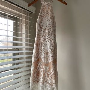 BNOWO- White Lace Dress